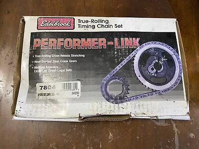 Edelbrock 7804 Performer  Roller Timing Chain For Dodge 383-440 Mopar 3 Way Adj • $60