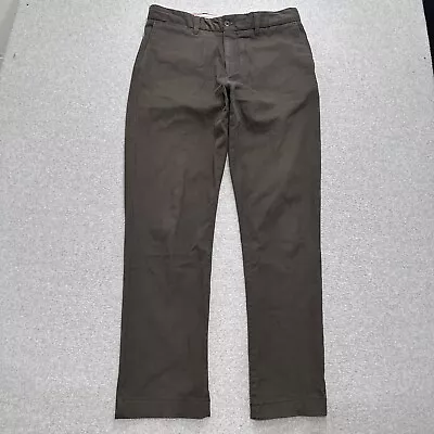 J.LINDEBERG Men’s Olive  Chino Dress Pants Trousers Size 34x31 Casual Pockets • $19.95