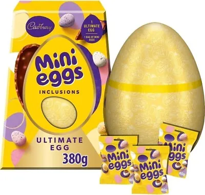 Cadbury Mini Eggs Inclusions Ultimate Egg 380g(TasTy) • £30.99