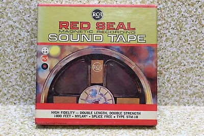 RCA Red Seal Magnetic Recording Sound Tape Type 5 TM-18 / 5 3/4  Vintage 1800 Ft • $4.50