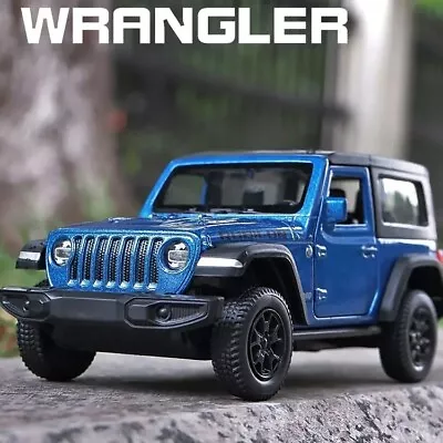 1:36 Scale Jeep Wrangler Rubicon Diecast Miniature Vehicle Model Pull Back Car • $9.99