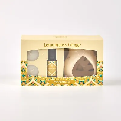 Little Pleasures Vaporiser Gift Set Lemongrass Ginger OXFAM New F1 • £3