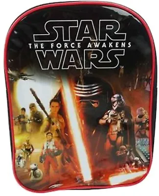 £4.69 • Buy NEW Star Wars The Force Awakens Kids Backpack Bag School Nursery Rucksack Travel