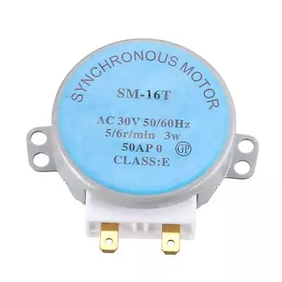 SM-16T AC 30V 3W 5/6RPM Synchronous Motor For Microwave Oven • £9.38