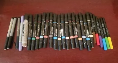 Markers Lot Of 27 Prisma Color Premier Scholar Copic Faber Castel • $40