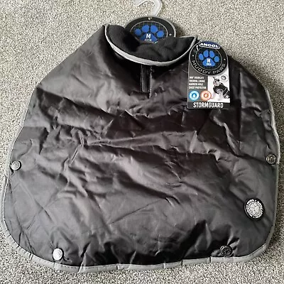 Ancol Muddy Paws All Weather Stormguard Coat Black Size Medium TRIED ON • £13.99