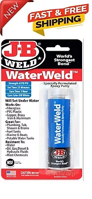 JB Weld Jb8277 Waterweld Under Water Adhesives Off White 2 1 Pack • £10.80