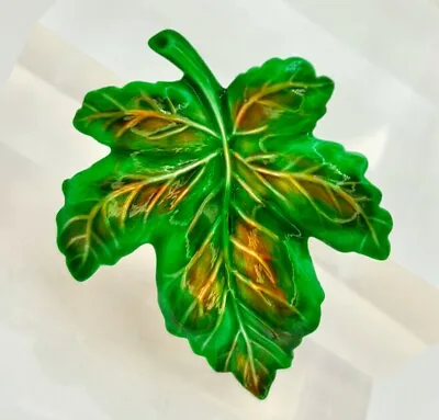 Vtg Signed Original By Robert Green Maple Leaf Pin Brooch Rare Collectible Lotfl • $29.59