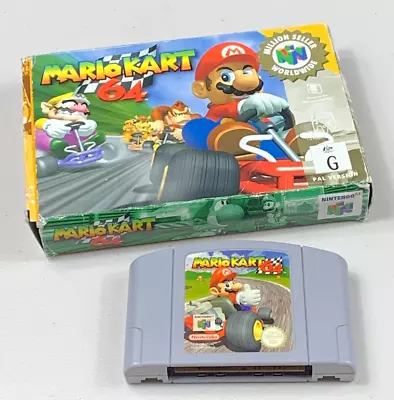 Mario Kart 64 Nintendo 64 Boxed PAL No Manual • $115