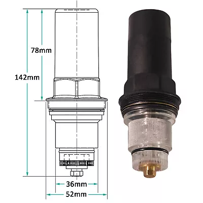 £67.97 • Buy Heatrae Sadia Megaflo 3 Bar Pressure Reducing Valve Cartridge 95605824