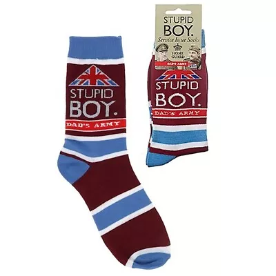 Dads Army Stupid Boy Socks Ideal Gift. • £5.99