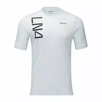 McLaren F1 Men's Lando Norris Core T-Shirt  -Black/White/Nectarine/Storm Gray • $19.99