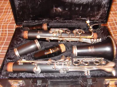 Yamaha YCL-34 Bb Wooden Clarinet With 4C And Paris B4 Mouthpieces And Case. • $350