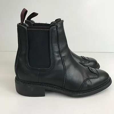 G Star Women’s Chelsea Boots Size 8 EU 39 Black Leather Slip On Ankle Boot • $59.99