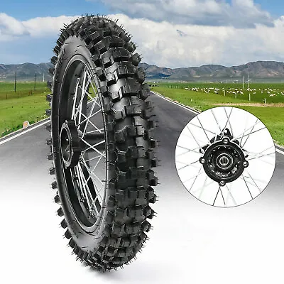 90/100-14  Rear Wheel Tire Rim For Pit Dirt Bike 125cc 140cc 150cc 160cc KLX • $84.55