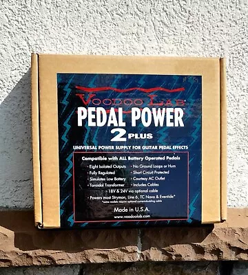 New Voodoo Lab Pedal Power 2 Plus + Pedal Power Supply With Cables New In Box • $189.99