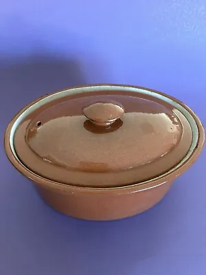 VTG Weller Small Dutch Oven Lid Bean Pot Redware  Crock Pottery Clay Terracotta • $29.99