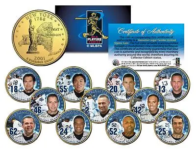 $29.95 • Buy Derek Jeter 2009 YANKEE STADIUM INAUGURAL SEASON Quarters 11-Coin Set CHAMPIONS