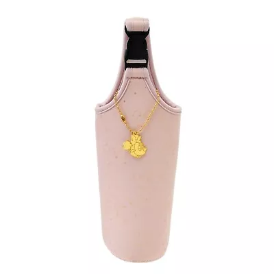 Japan Tokyo Disney Store Minnie Plastic Bottle Cover With Charm Shiny Drinkware • $30