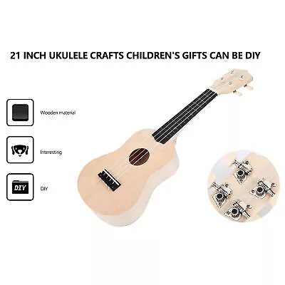 Make Your Own 21'' Hawaii Ukulele Kit Children DIY Toys Assembling Set VIS • $37.57