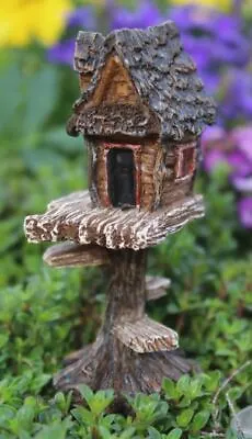 Itty Bitty Clubhouse  Micro Mini Fairy Garden House Terrarium Zen Garden • $11.99