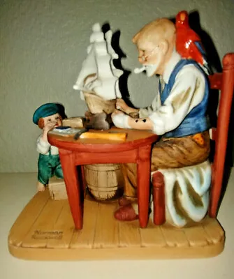 Vintage 1980 Norman Rockwell Museum  For A Good Boy  Authentic Figurine EUC • $19.99