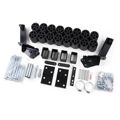 Zone Offroad Black Indestructible Body 3  Lift Kit Bumper For Chevy GMC C/K1500 • $180.95