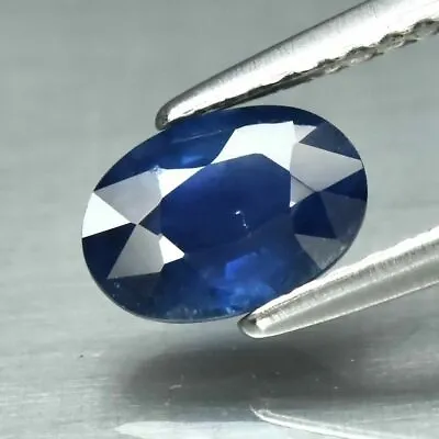 $75 • Buy 1.05 Ct Natural Blue Sapphire Unheated Ceylon Oval Cut Loose Gemstone See Video