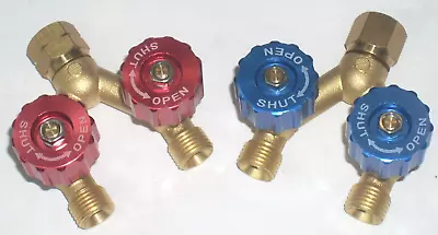 Y Valve Set For Oxygen Acetylene Or Propane Cutting Regulators Run 2 Torches • $24.95