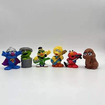 PBS HBO Sesame Street PVC Figures Elmo Grouch Snuffy Big Bird Grover Cake Topper • $14.99