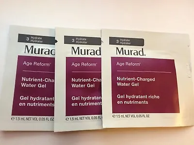 Murad Age Reform Nutrient Charged Water Gel 1.5ml *3 Packets • $7.57