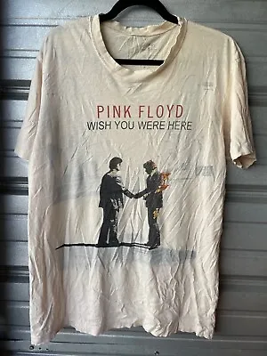 Vintage 2006 Pink Floyd Wish You Were Here Album Cover T-Shirt Men's L Rockware • $29.95