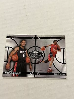 2008-09 Topps Co-signers Michael Beasley Chris Bosh 359/899 Face The Facts Heat • $3.99