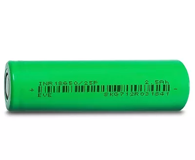 EVE 25P 18650 2500mAh • $4.99