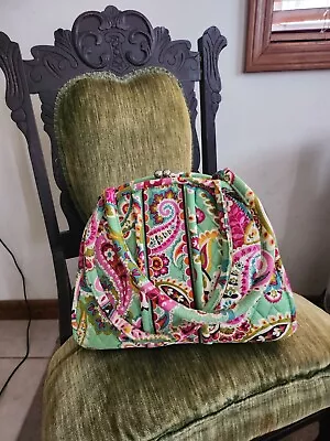 NWT Vera Bradley Eloise In Folkloric Tuti Fruiti Lock Clam Shell Shoulder Bag • $59.99