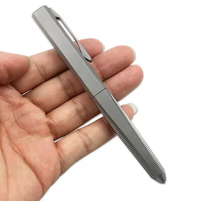 1pc Titanium Tactical Pen Tungsten Nib EDC Portable Signature Pen 135*12MM • $68.57