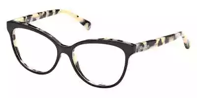 Max Mara MM5093 005 Black/Havana Cat Eye Plastic Eyeglasses Frame 54-15-140 • $127.60