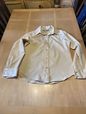 Lanvin Paris New York Long Sleeve Button Shirt Size 16 Vintage? Womens • $64.99