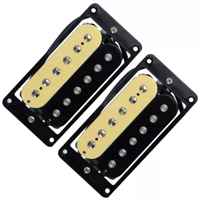 Zebra Epiphone Les Paul Electric Guitar Pickups Humbucker Set Of 2 Dual Pickups • $20.99