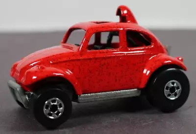 Vintage 1983 Hot Wheels Volkswagen Baja Bug Red Glitter Paint Malaysia LQQK • $4.99