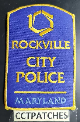 Rockville Maryland Police Shoulder Patch Md • $5.99