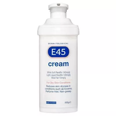 E45 Dermatological Cream Pump 500g Eczema Dry Skin  • $36.29