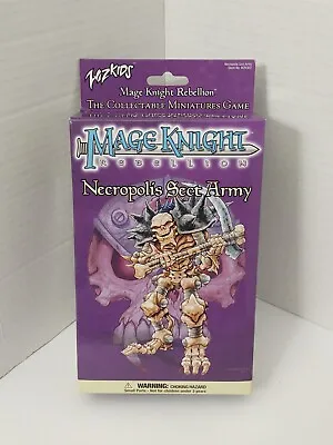 Wizkids Collectable Miniatures Mage Knight Rebellion Necropolis Sect Army NEW • $30