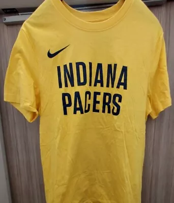 Nike  Indiana Pacers Gold T-shirt NBA Men M EUC • $12.99