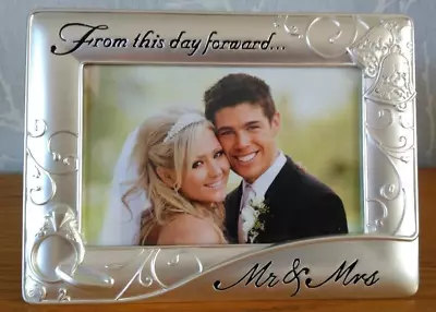 Wedding Day Photo Frame From This Day Forward Mr & Mrs • £10