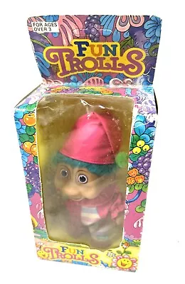 Fun Trolls Troll Doll Figure 5  Vintage NEW Clown Toy Things • $13.39