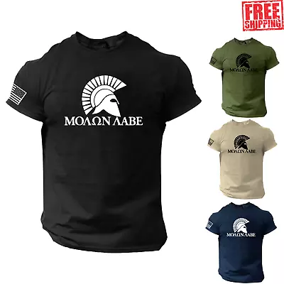 Molon Labe Come And Take It Shirt - 2nd Amendment American Patriotic 1776 USA • $15.90