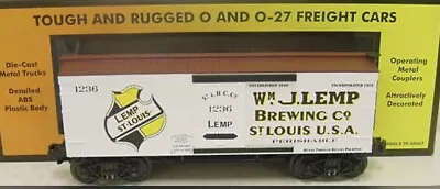 MTH RAILKING WM J LEMP BREWING BEER 19th CENTURY BOXCAR 30-74388! ST LOUIS 34’ • $79.99