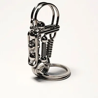 Creative Wire Keychain Gift Car Key DIY Handmade Key Chain Clasps For Men Women • $11.98