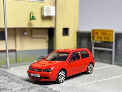 CR GCD 1:64 Red VW Golf MK4 GTI 2 Doors Sports Model Diecast Metal Car • $37.99